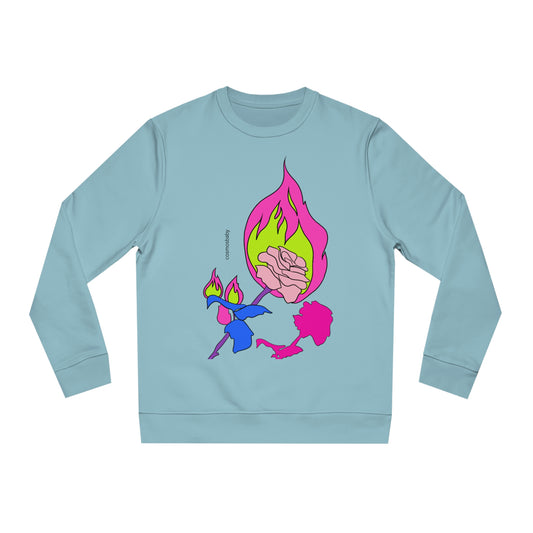 ROSE ON FIRE sweatshirt