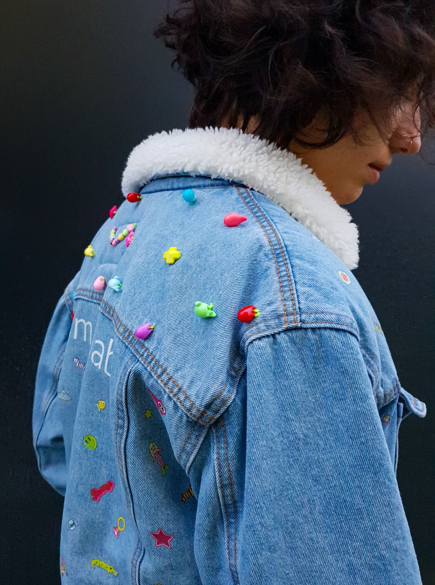 STICKERS Denim Jacket