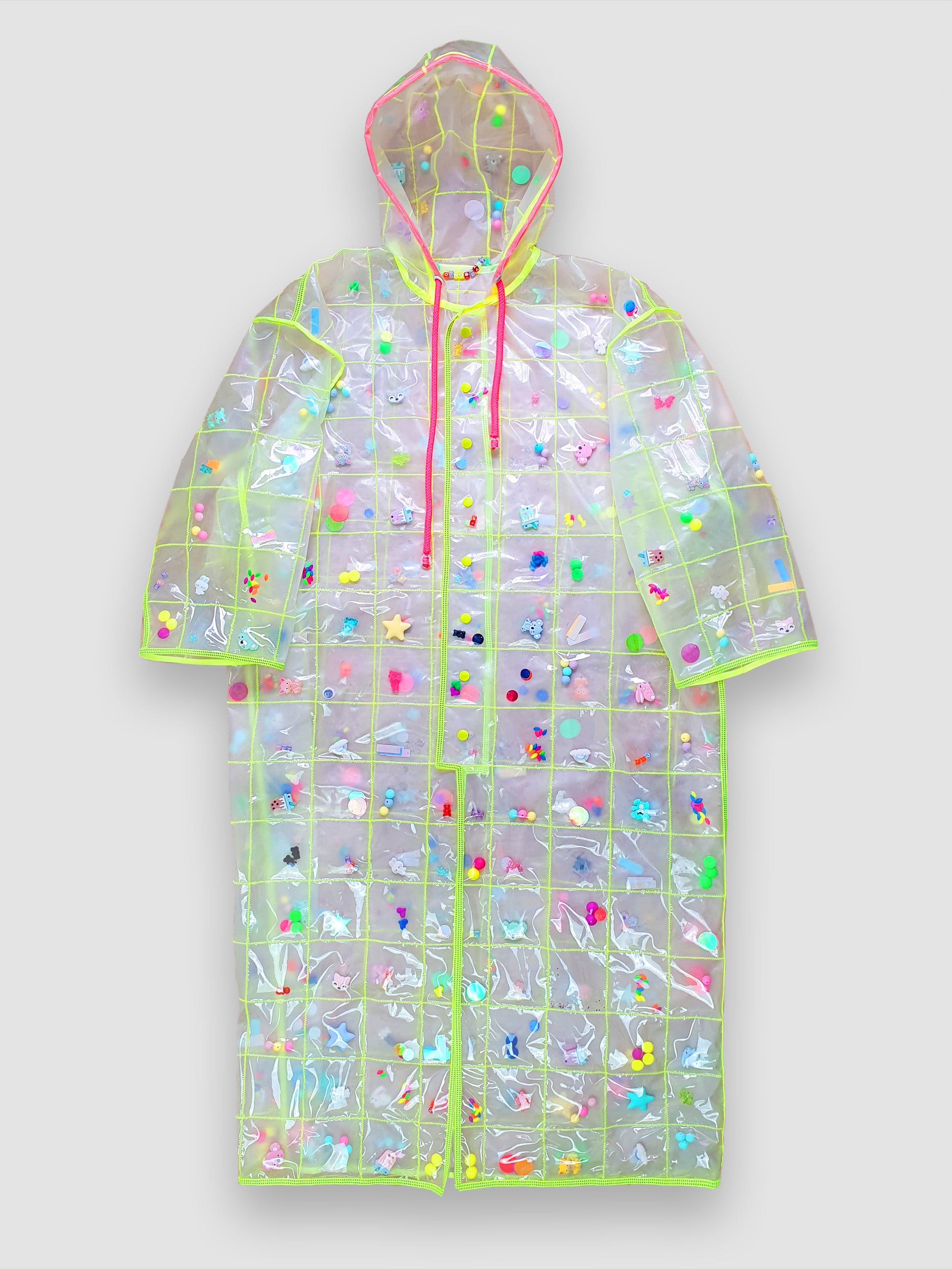 transparent raincoat street style independent fashion brand