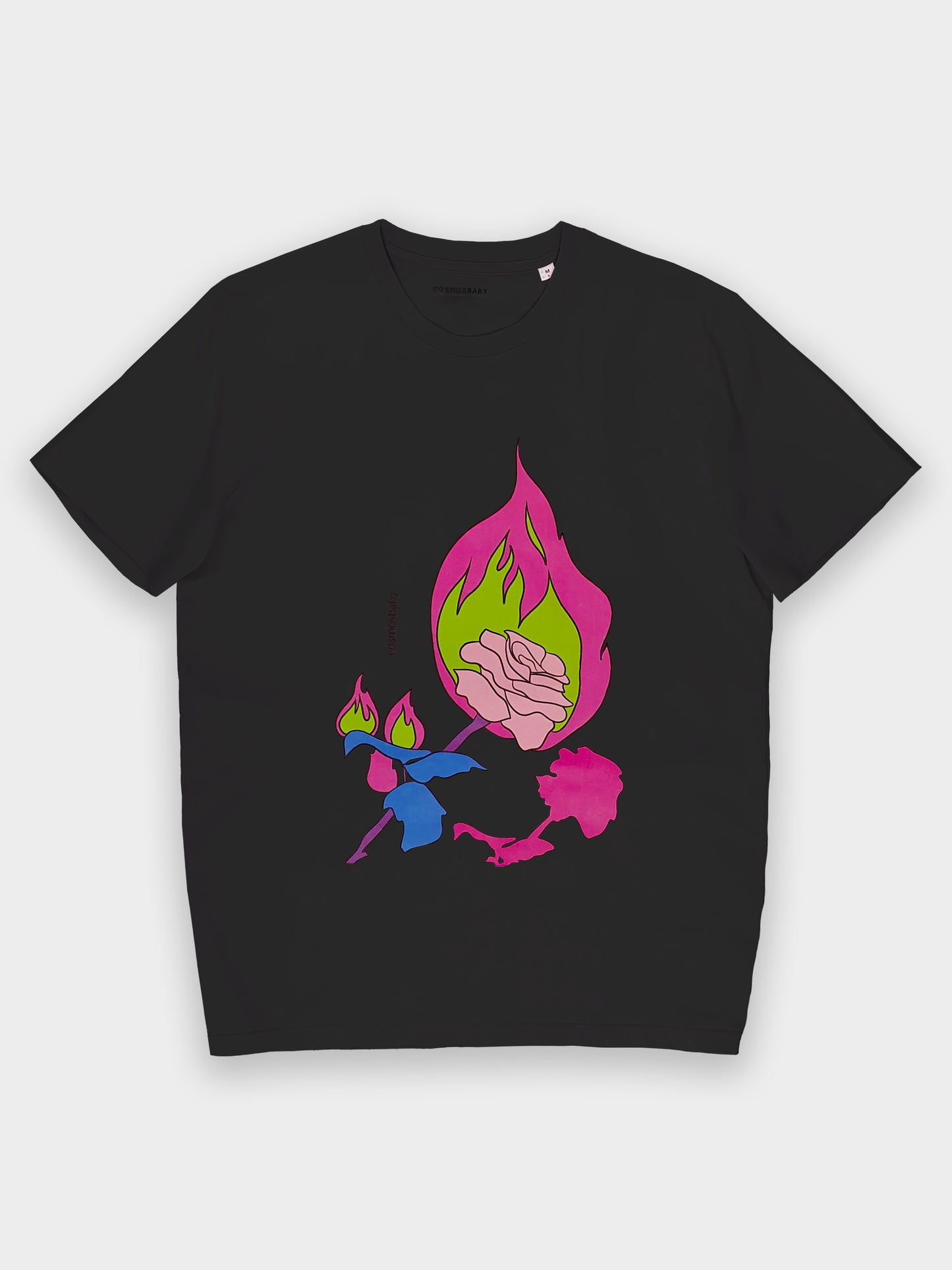 ROSE ON FIRE organic T-shirt