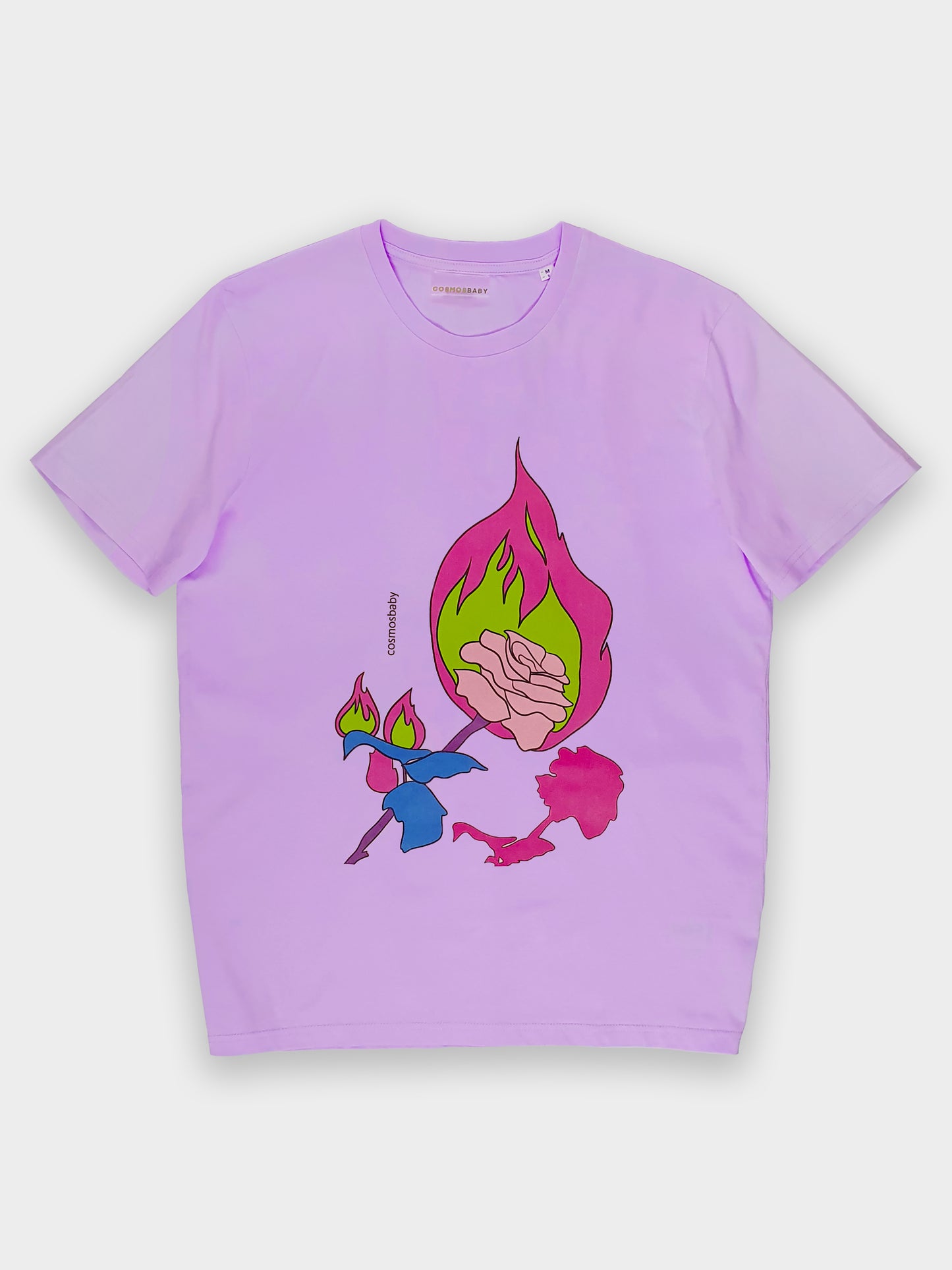 ROSE ON FIRE organic T-shirt